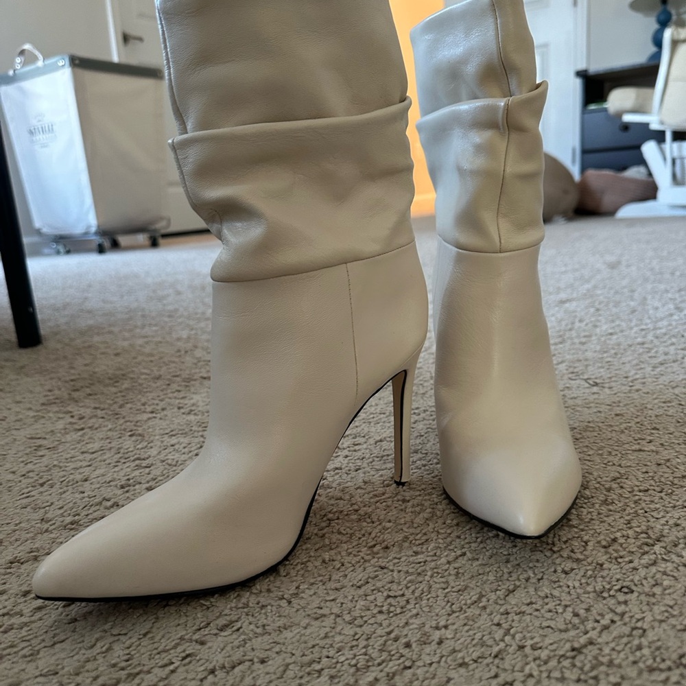 Elegant White Women's Boots